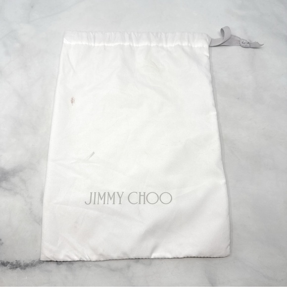 Jimmy Choo Basette Pearl Embellished Raffia Pointed Toe Slide Mule Flat Shoes 38 - Picture 14 of 16